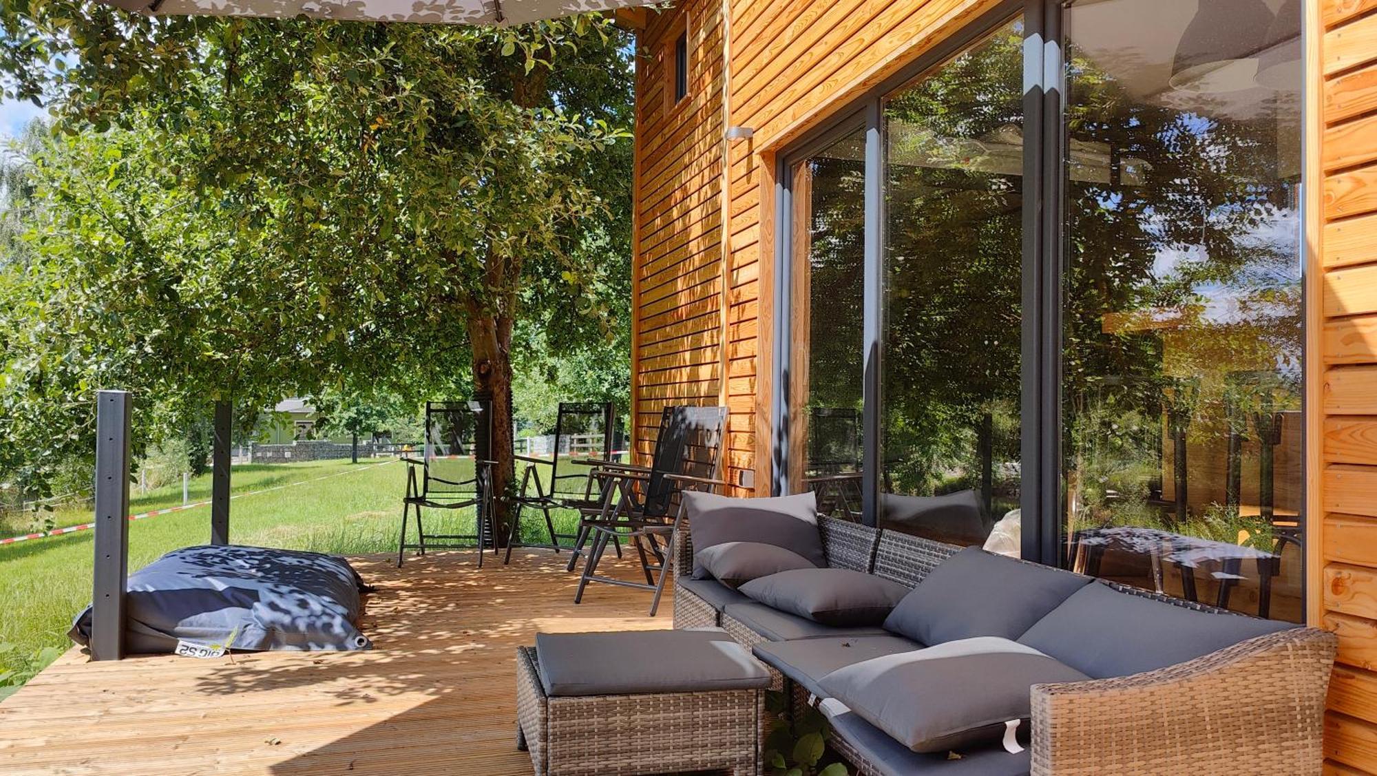 Villa Tinyhousebeidresden 3 Fuer 2 - 7 Personen, Naehe Saechsische Schweiz, Dresden, Mit Badeteich Großharthau Exterior foto